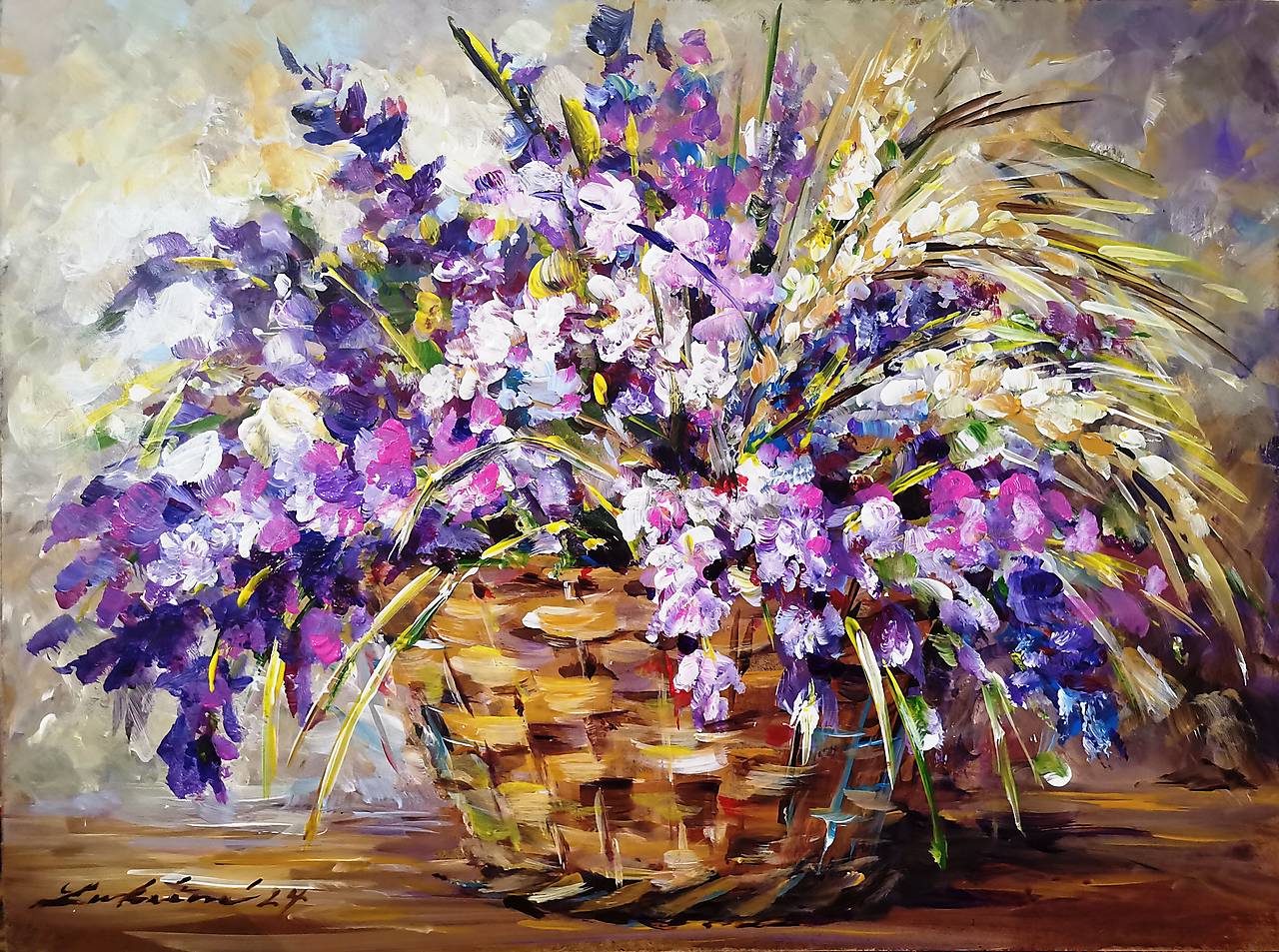 Levanduľa v košíku