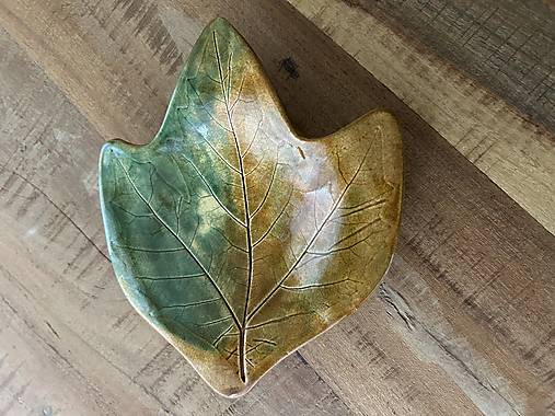 Nádoby - Keramická misa na ovocié "List" (Keramická misa na ovocié "List") - 16915741_