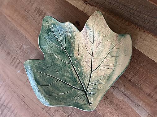 Nádoby - Keramická misa na ovocié "List" (Keramická misa na ovocié "List") - 16915769_