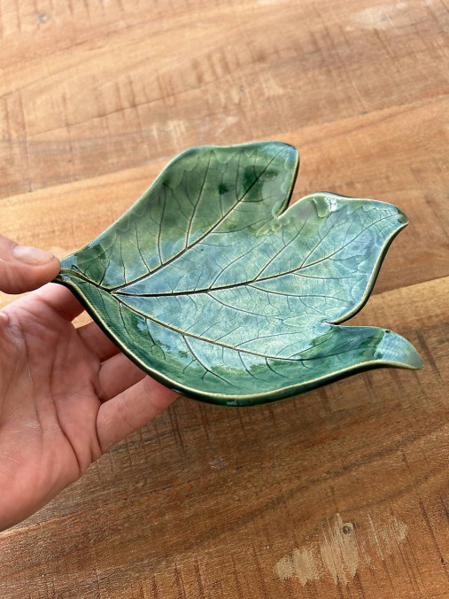 Nádoby - Keramická misa na ovocié "List" (Keramická misa na ovocié "List") - 16915773_