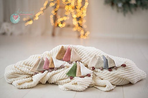 Iné - Vianočné ozdoby v malom obojstrannom vrecku - 16922986_