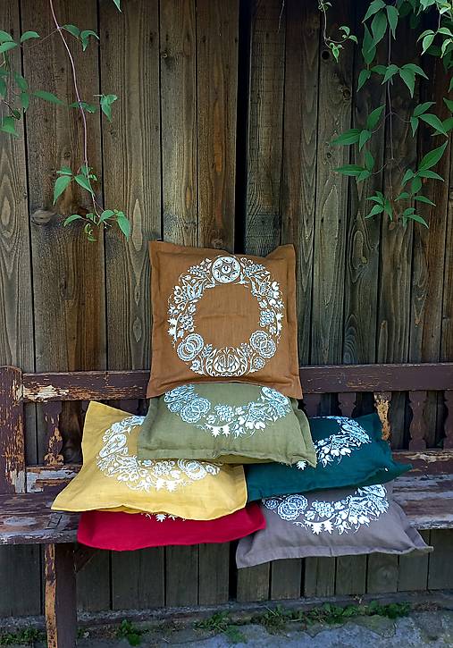 Úžitkový textil - ĽANOVÁ obliečka  - 16923142_