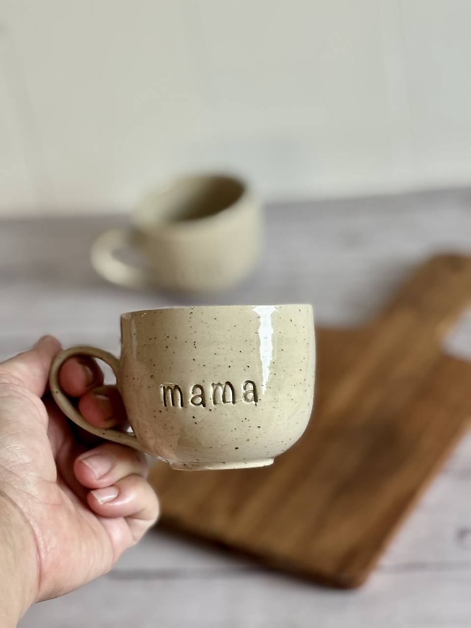 Simple - šálka cappuccino mama (200ml, s uškom)