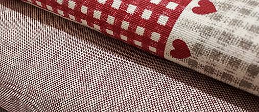 Textil - Poťahová látka- melír (Bordový) - 16931181_