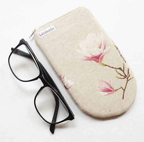 Taštičky - Obal na okuliare - Magnolia - 16931314_