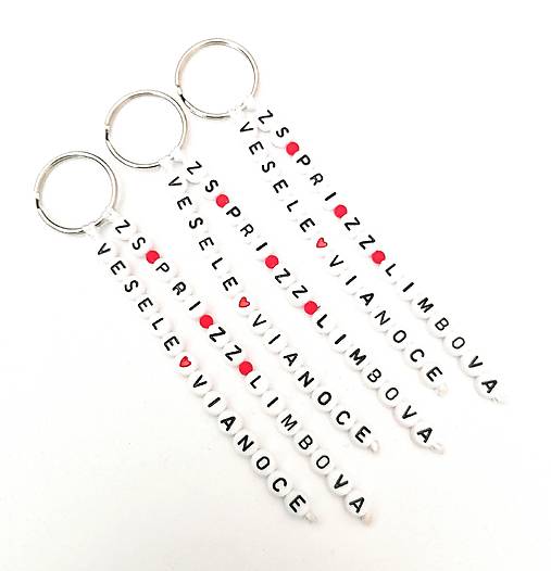 Kľúčenky - Kľúčenka s nápisom - 16933922_