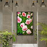 Obrazy - Ruže v záhrade. - 16935534_