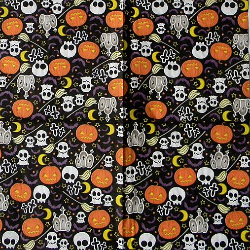 Papier - Bubáci-tekvice-hrobky-HALLOWEEN - 16936817_