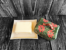 Nádoby - Maselnička Lúka zelená 250g - 16939044_