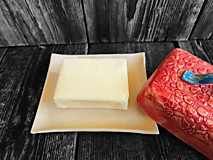 Nádoby - Maselnička Ja a ty červená 250g - 16939137_