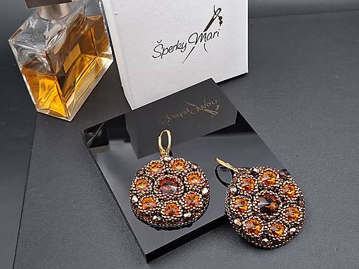 Náušnice - náušnice TOPAZ - 16940028_