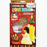  - - 50% Sada zlupovacích farieb na sklo + plexi sklíčka 6+6 ks, pôvod. cena 11,90€ (Vianoce) - 16938137_