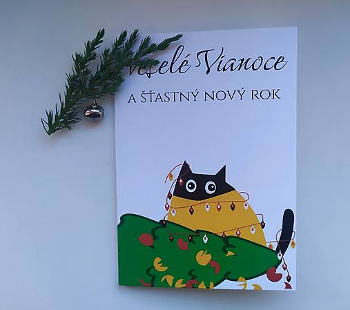 Papiernictvo - Humorná vianočná pohľadnica - 16937587_
