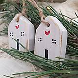Dekorácie - Veselé drevené domčeky - 16940593_