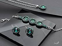 Sady šperkov - Emerald súprava - 16940933_