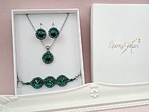 Sady šperkov - Emerald súprava - 16940935_