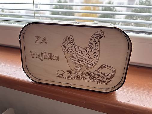 Nádoby - Pokladnička  (Za vajíčka) - 16941452_