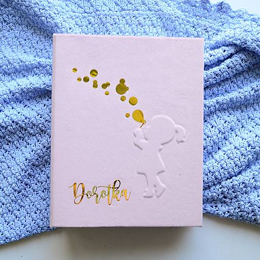 Personalizovaný fotoalbum Dievča s Bublifukom