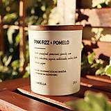 Sviečky - PINK FIZZ + POMELO sójová sviečka - 16946805_