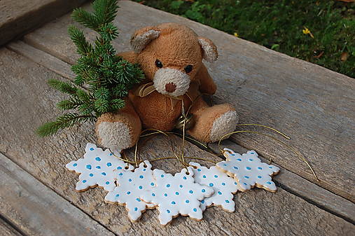 Dekorácie - Keramická vločka 1. - 16945494_