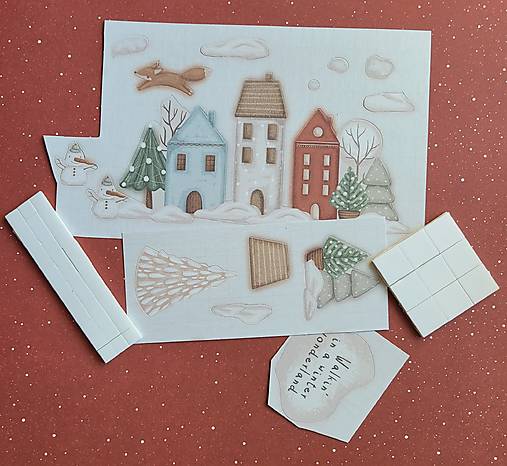 Papiernictvo - Vianocna DIY pohladnica - 16945092_