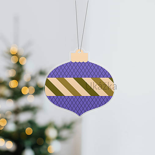Dekorácie - Vianočná ozdoba Fancy ornament - 16946323_