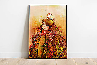 Kresby - Jesienka- print  - 16947492_
