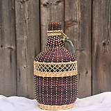 Nádoby - Opletený demižón 5l - 16949015_