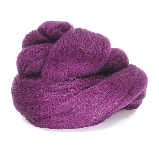 Vlna na plstenie, 100% merino, 20g (slivková 22)