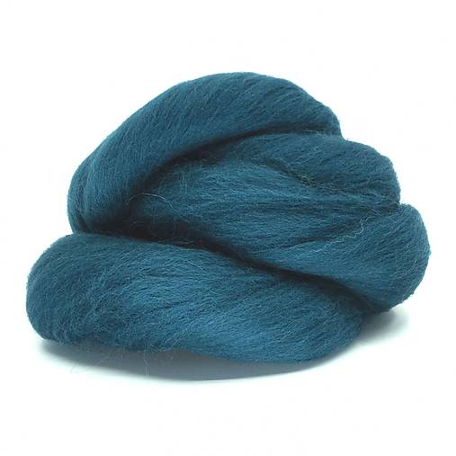 Vlna na plstenie, 100% merino, 20g (modro-zelená 62)