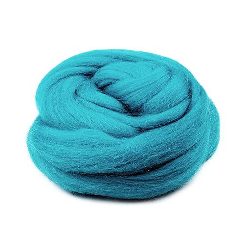 Vlna na plstenie, 100% merino, 20g (tyrkys 50)