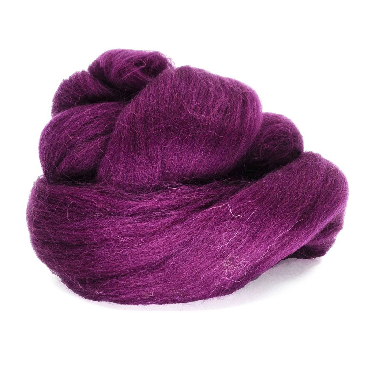 Vlna na plstenie, 100% merino, 20g (slivková-fialovo-ružová 43)