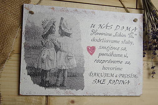 Tabuľky - U nás doma - 16955249_