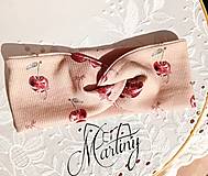Čiapky, čelenky, klobúky - Čelenka čerešne - 16956818_
