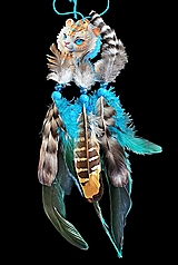 Dekorácie - Lapač snov,,Mystický tiger"" - 16960315_