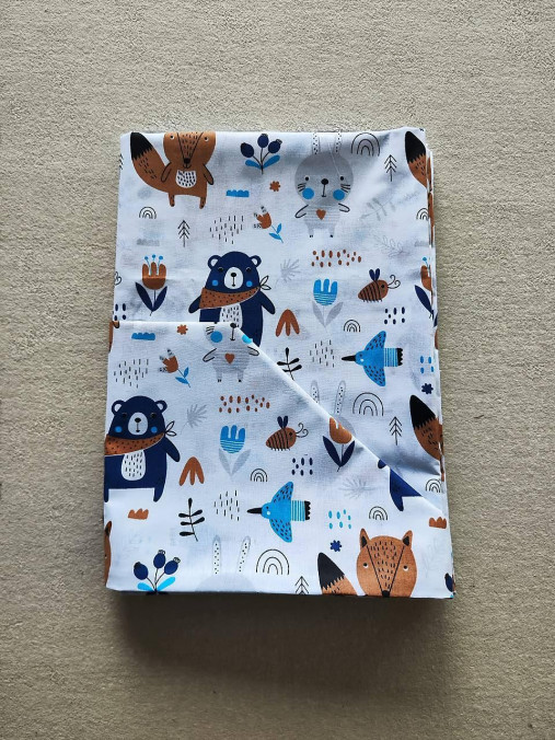 Detský textil - VLNIENKA Detské obliečky do postieľky na mieru  100% bavlna Fr Macko, Zajko , Líška - 16964954_