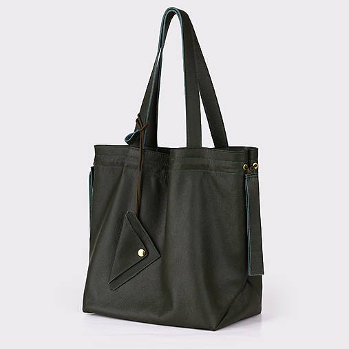 Kabelky - Oversize leather shopping bag - MARIMA - 16964206_
