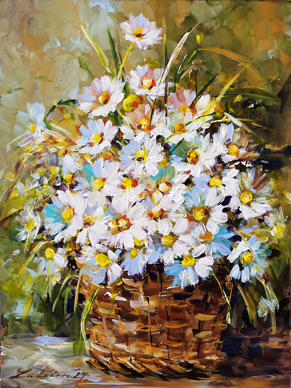 Sedmikrásky v košíku