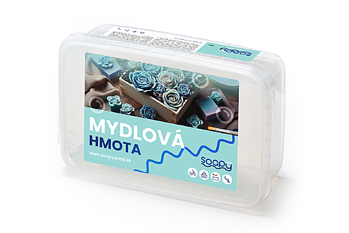 Suroviny - Mydlová hmota Soapy Low Sweat Clear - 16964975_