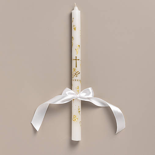 Sviečky - Sviečka na krst alebo 1.sv. prijímanie - 16966651_