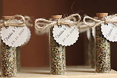 Darčeky pre svadobčanov - Sypaný bylinkový čaj s malinami a rakytníkom (veľké) - 16967258_