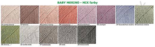 Detské čiapky - PIXIE - 100% Baby merino - 16966739_