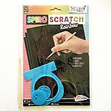 Iný materiál - - 50% škrabacie obrázky 3 ks+spirograf, pôvod.cena 3,50€ (modrý spirograf) - 16970769_