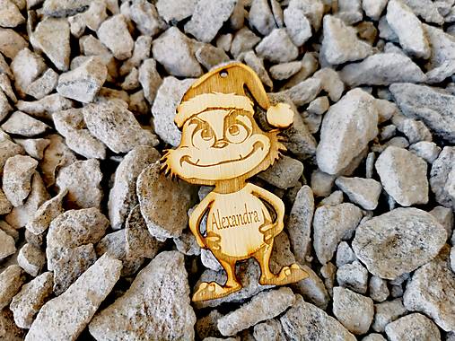 Dekorácie - Vianočná ozdoba s menom - 16970641_