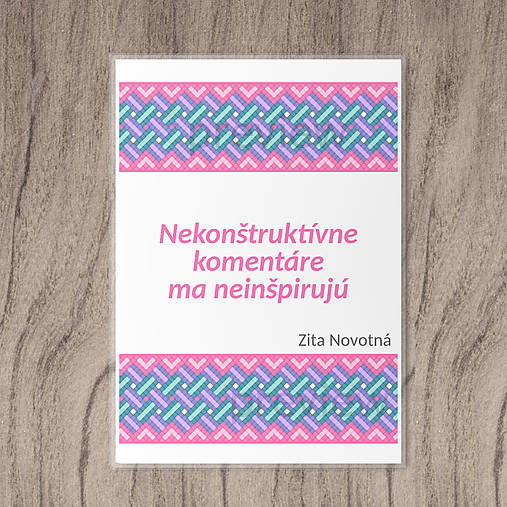 Papiernictvo - Linajková podložka do zošita proti nekonštruktivite (priateľský vzor) m5 doplň druhú stranu - 16971440_
