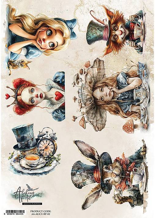 Papier - Ryžový papier Alice 02/ A4 - 16974296_