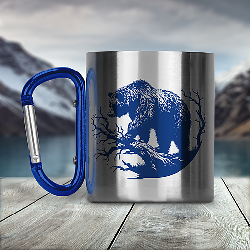 Nádoby - MEDVEĎ nerezový termo hrnček - 16972652_