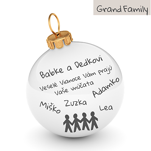 Vianočné gule s menom / textom / obrázkom