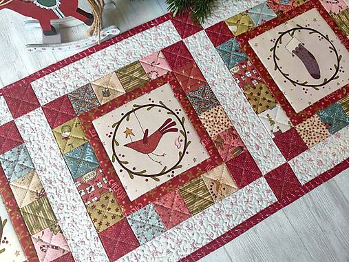 Úžitkový textil - Pod imelom ... obrus  - 16980932_