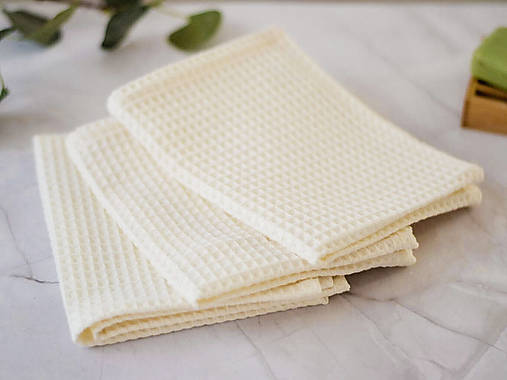 Úžitkový textil - Kozmetický uterák (Smaragdovozelený - set 3ks) - 16980840_